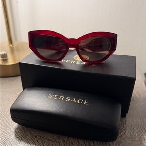 Versace Red Sunglasses